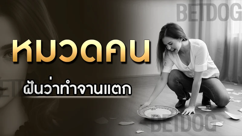 ฝันว่าทำจานแตก